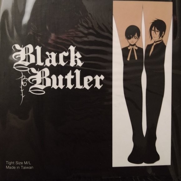 Black Butler Tights - M/L (1 pair) - Picture 1 of 4